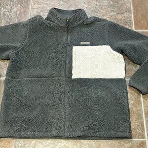 Columbia Sherpa Teddy Jacket Fleece Red Full Zip Size Women's XXL  ******SHIPPIN